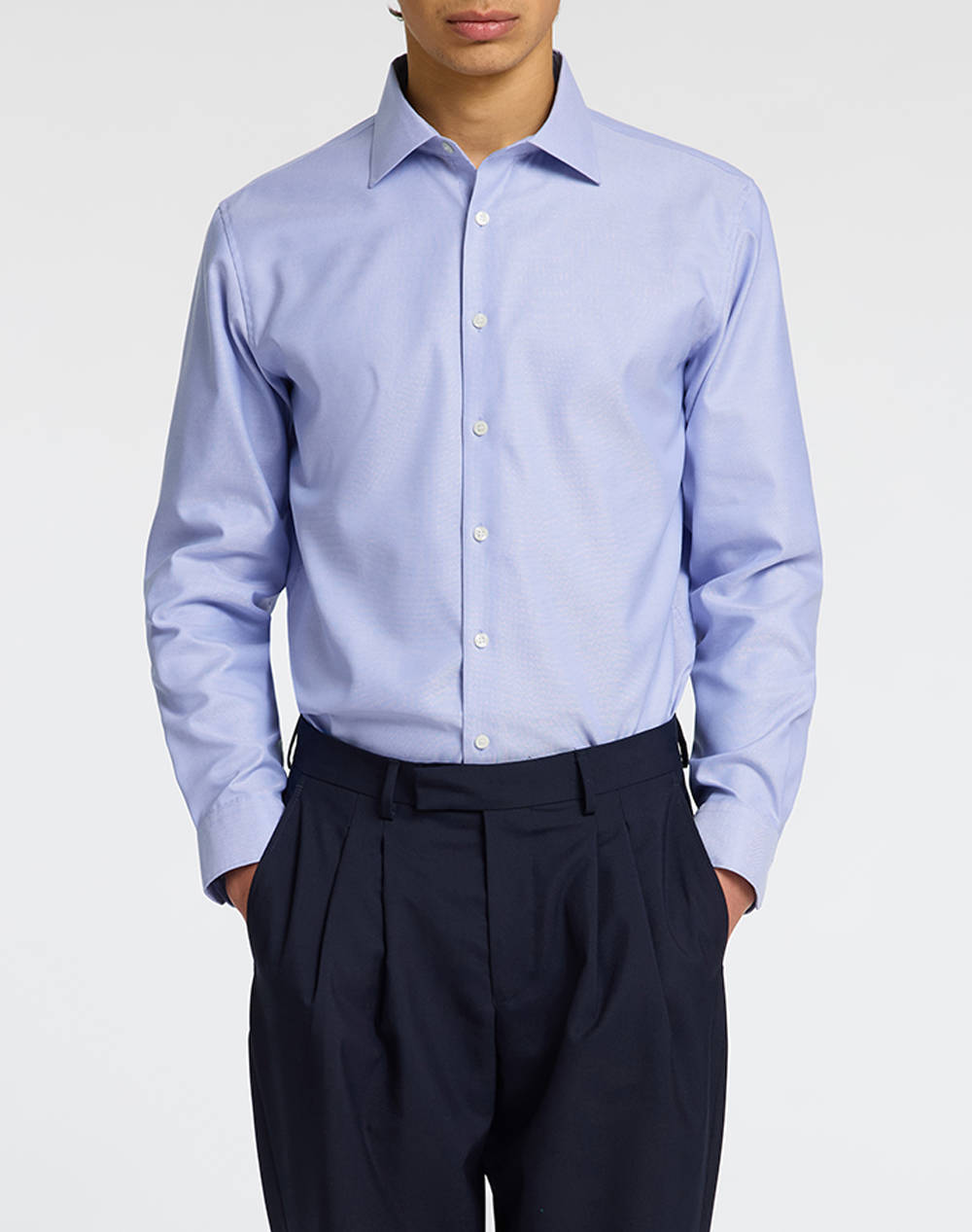 SELECETD SLHSLIM-LUX OXFORD SHIRT LS SPREAD NOOS