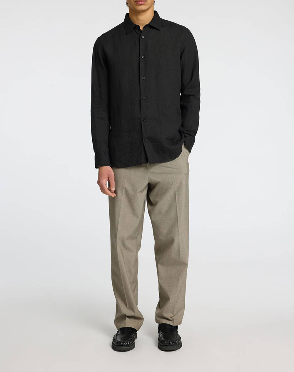 SELECTED SLHREGKYLIAN-LINEN SHIRT LS CLASSIC NOOS