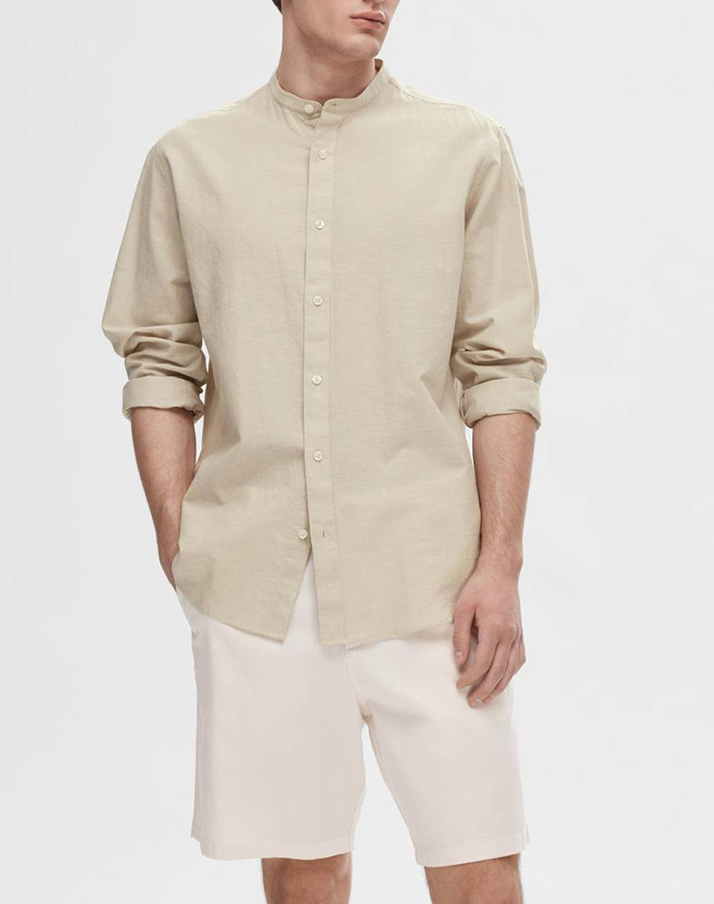 SELECTED SLHREGSUN SHIRT LS BAND