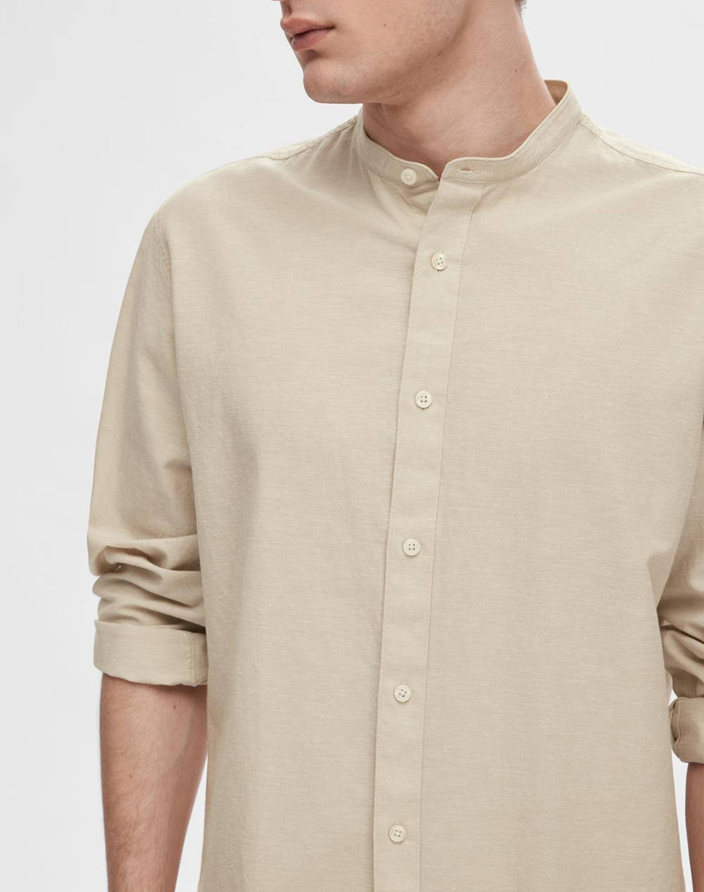 SELECTED SLHREGSUN SHIRT LS BAND