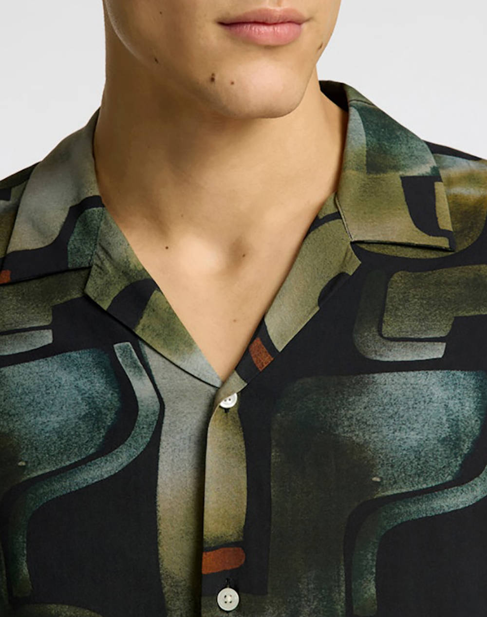 SELECTED SLHRELAX-VERO SHIRT SS AOP