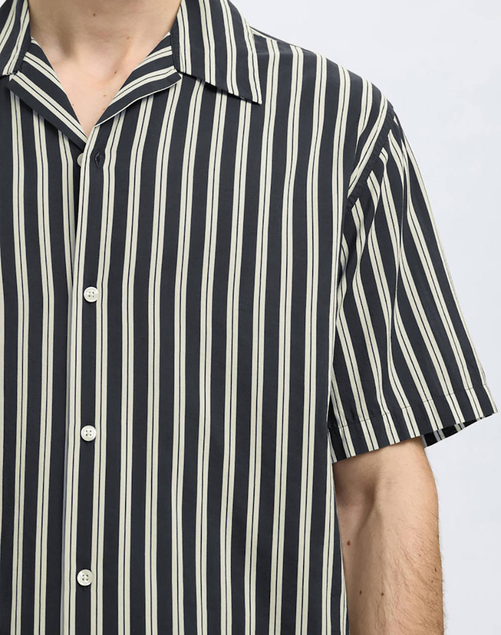 SELECTED SLHRLXAIR MIX SS SHIRT