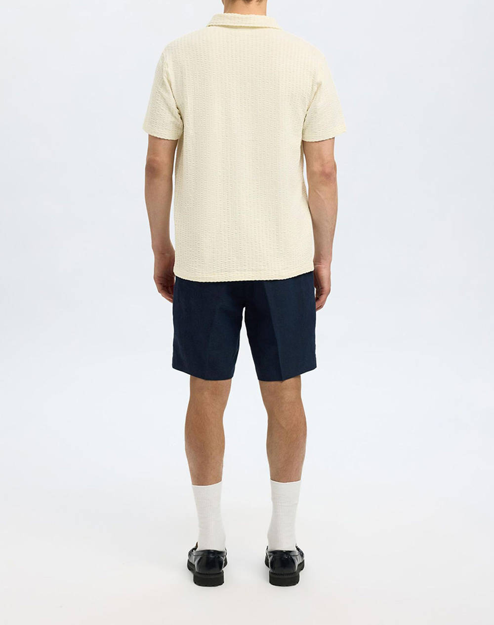 SELECTED SLHBLAKE SPLITNECK SS POLO