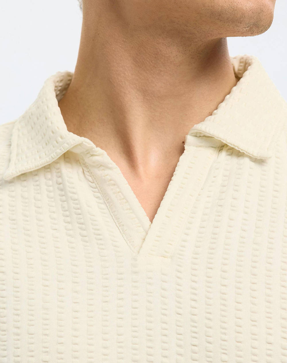 SELECTED SLHBLAKE SPLITNECK SS POLO