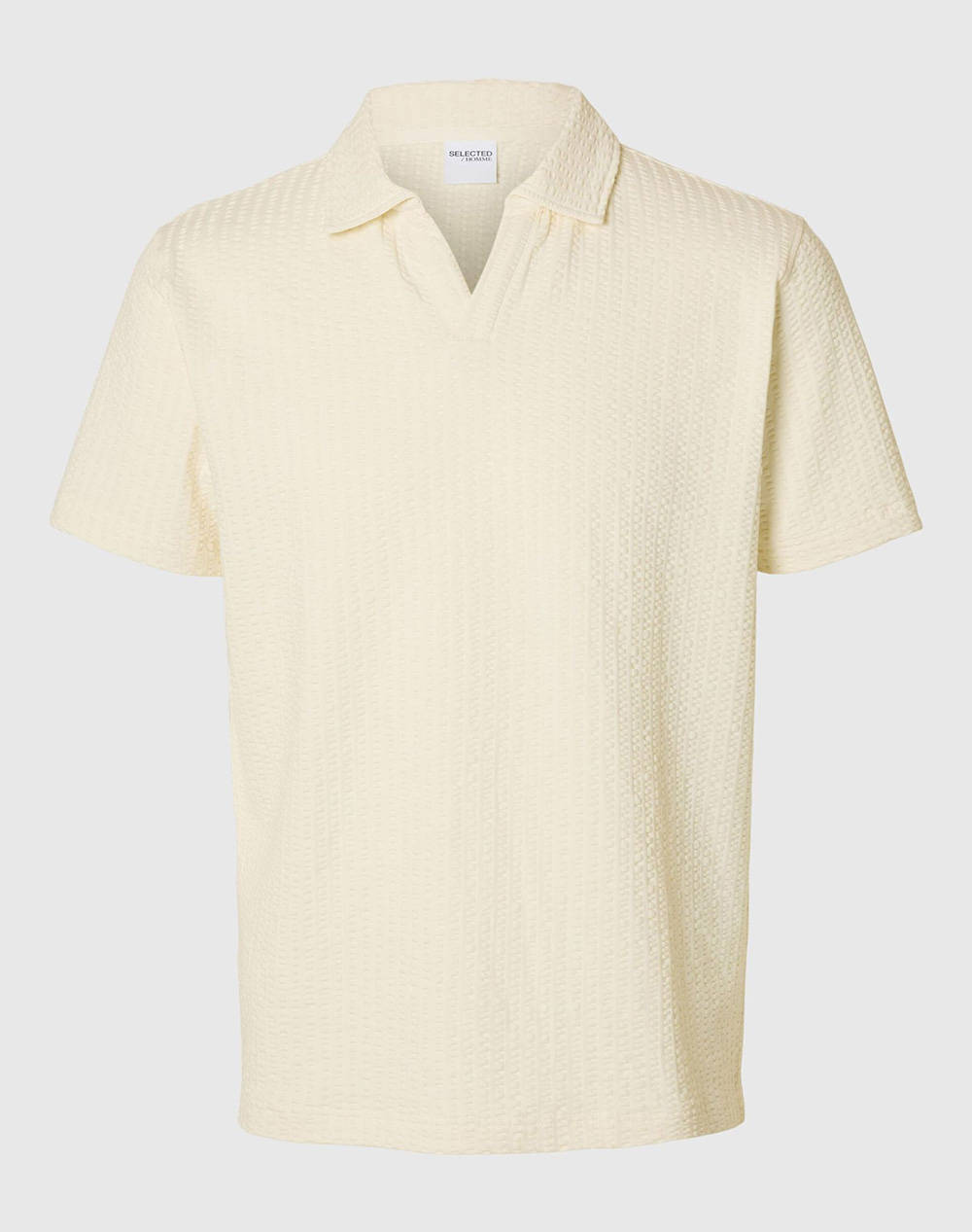 SELECTED SLHBLAKE SPLITNECK SS POLO