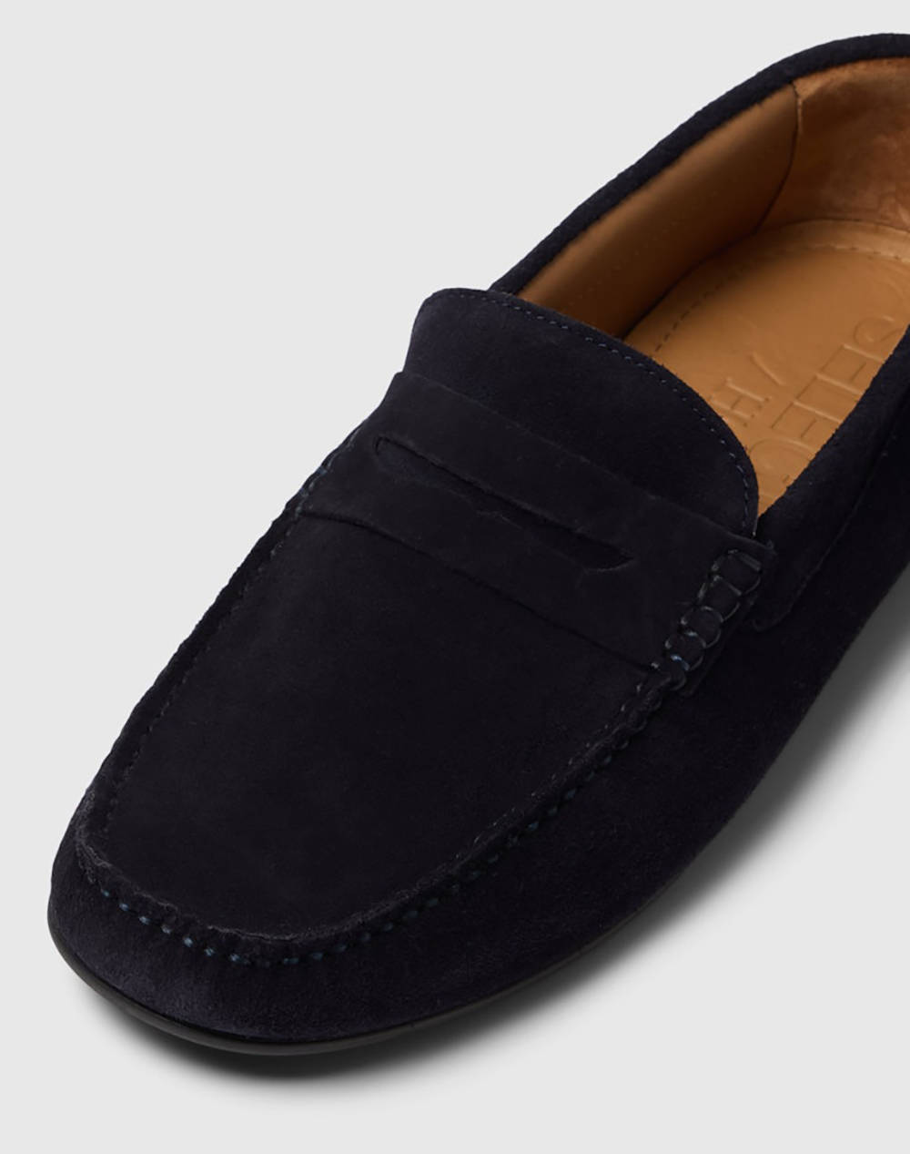 SELECTED SLHSERGIO SUEDE PENNY DRIVING SHOE