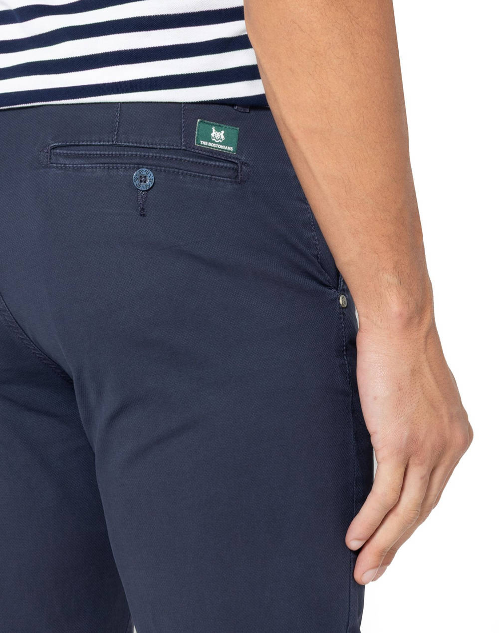 THE BOSTONIANS ПАНТАЛОНИ CHINOS DOBBY MODERN FIT