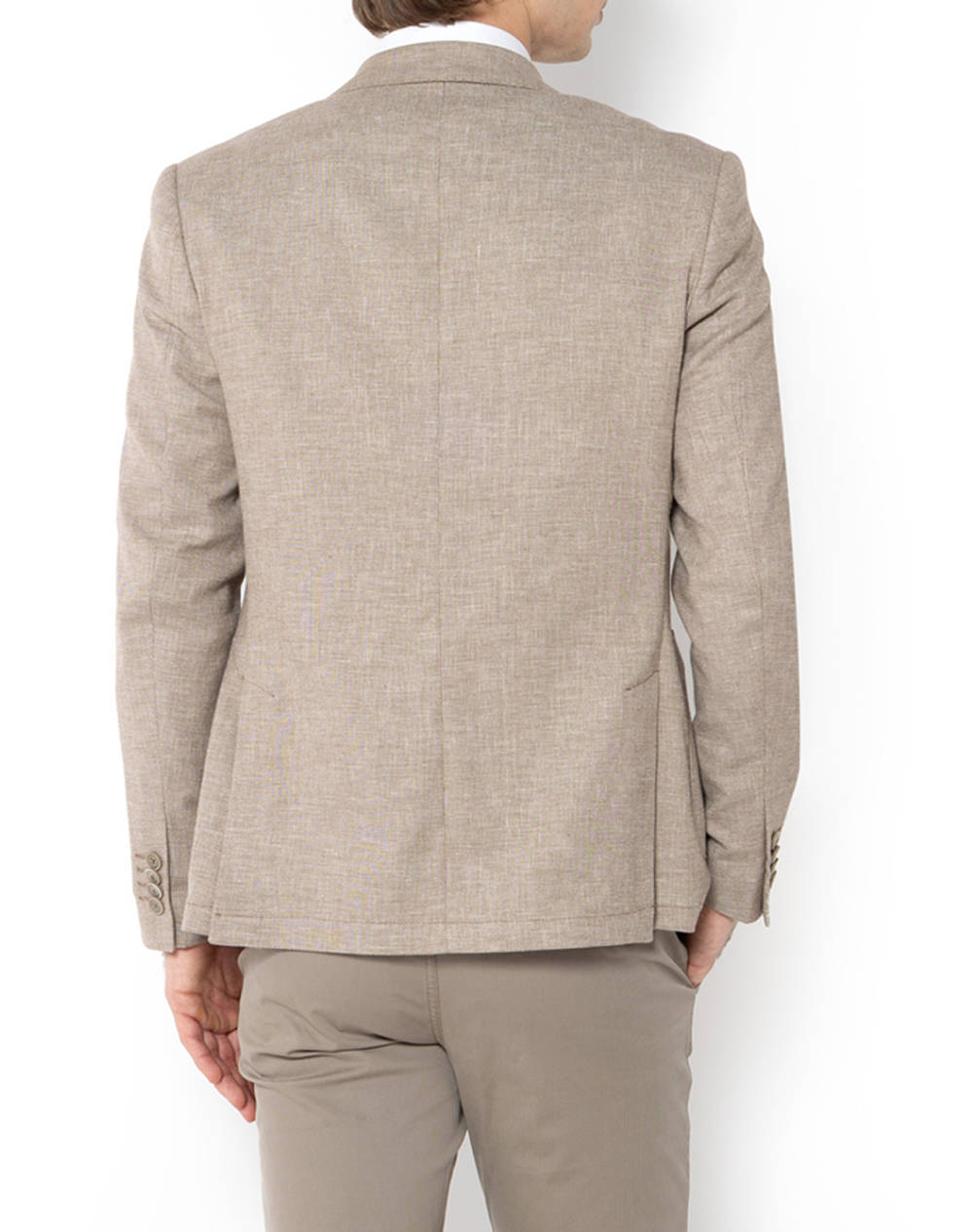 THE BOSTONIANS САКО COTTON LINEN REGULAR FIT