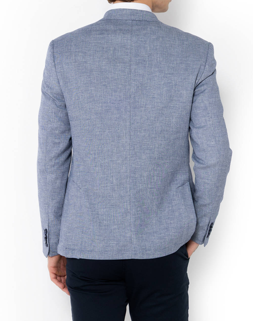 THE BOSTONIANS САКО COTTON LINEN REGULAR FIT