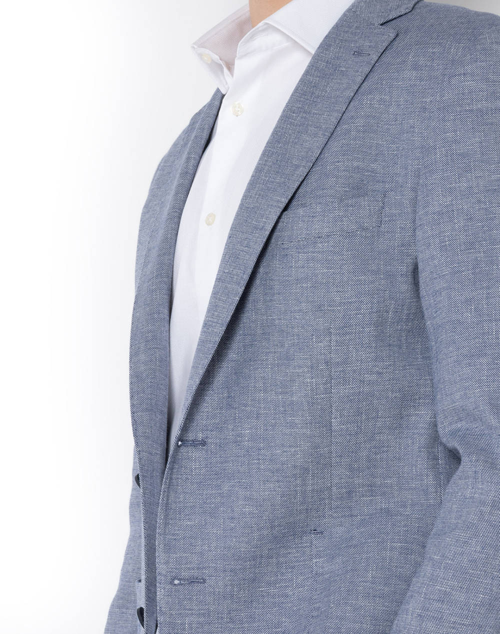 THE BOSTONIANS САКО COTTON LINEN REGULAR FIT