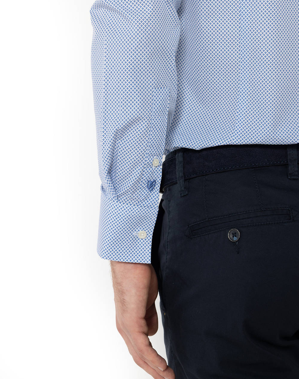 THE BOSTONIANS РИЗА CHARLES POPLIN SLIM FIT