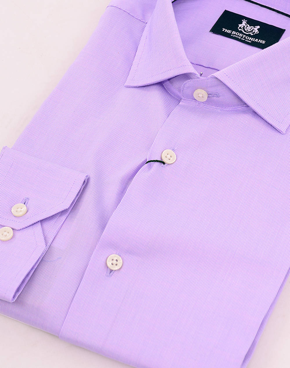 THE BOSTONIANS РИЗА ACORN ПОПЛИН CUSTOM FIT Stripe POPLIN Semi-rex Custom FIT