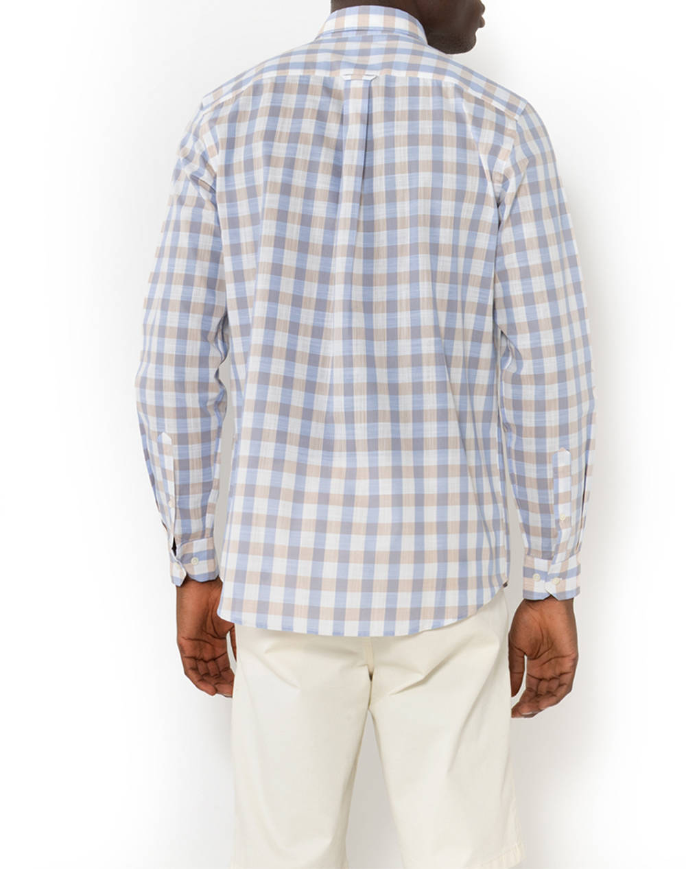 THE BOSTONIANS РИЗА MAVERICK REGULAR FIT MedCheck SLUB Button-down Regular fit
