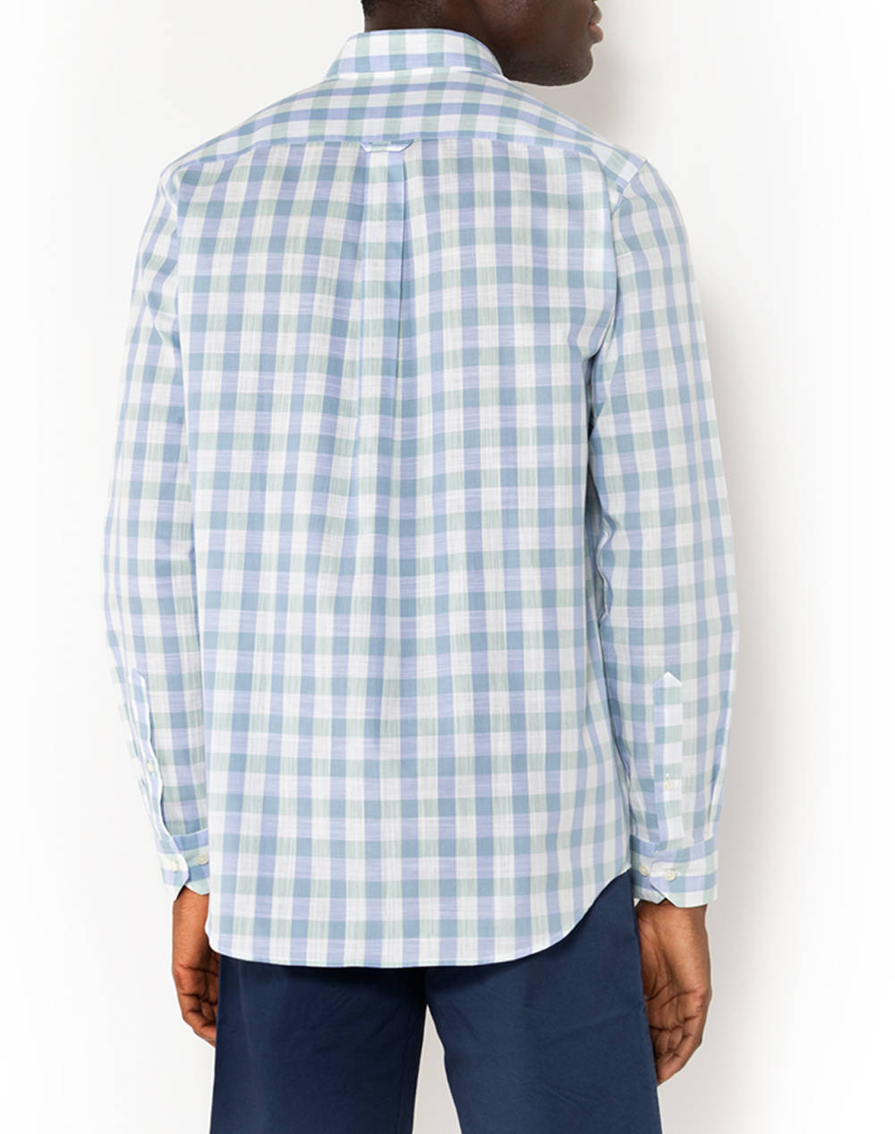 THE BOSTONIANS РИЗА MAVERICK REGULAR FIT MedCheck SLUB Button-down Regular fit