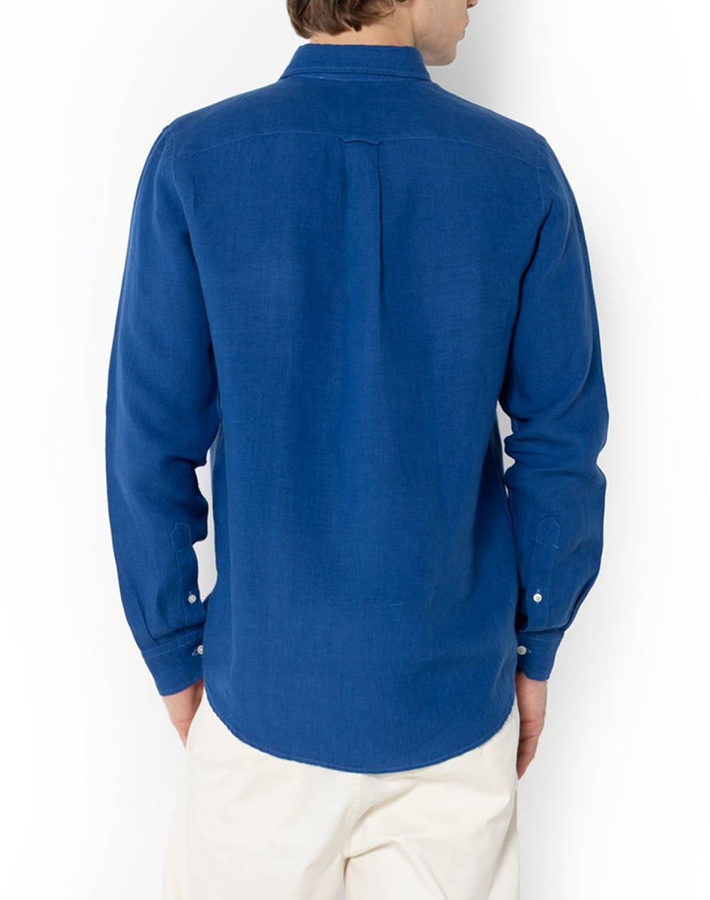 THE BOSTONIANS РИЗА REGULAR FIT Plain LINEN Button-down Regular Fit