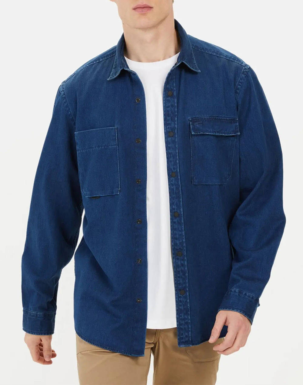 CAMEL РИЗА M.M denim 2pocket+flaps