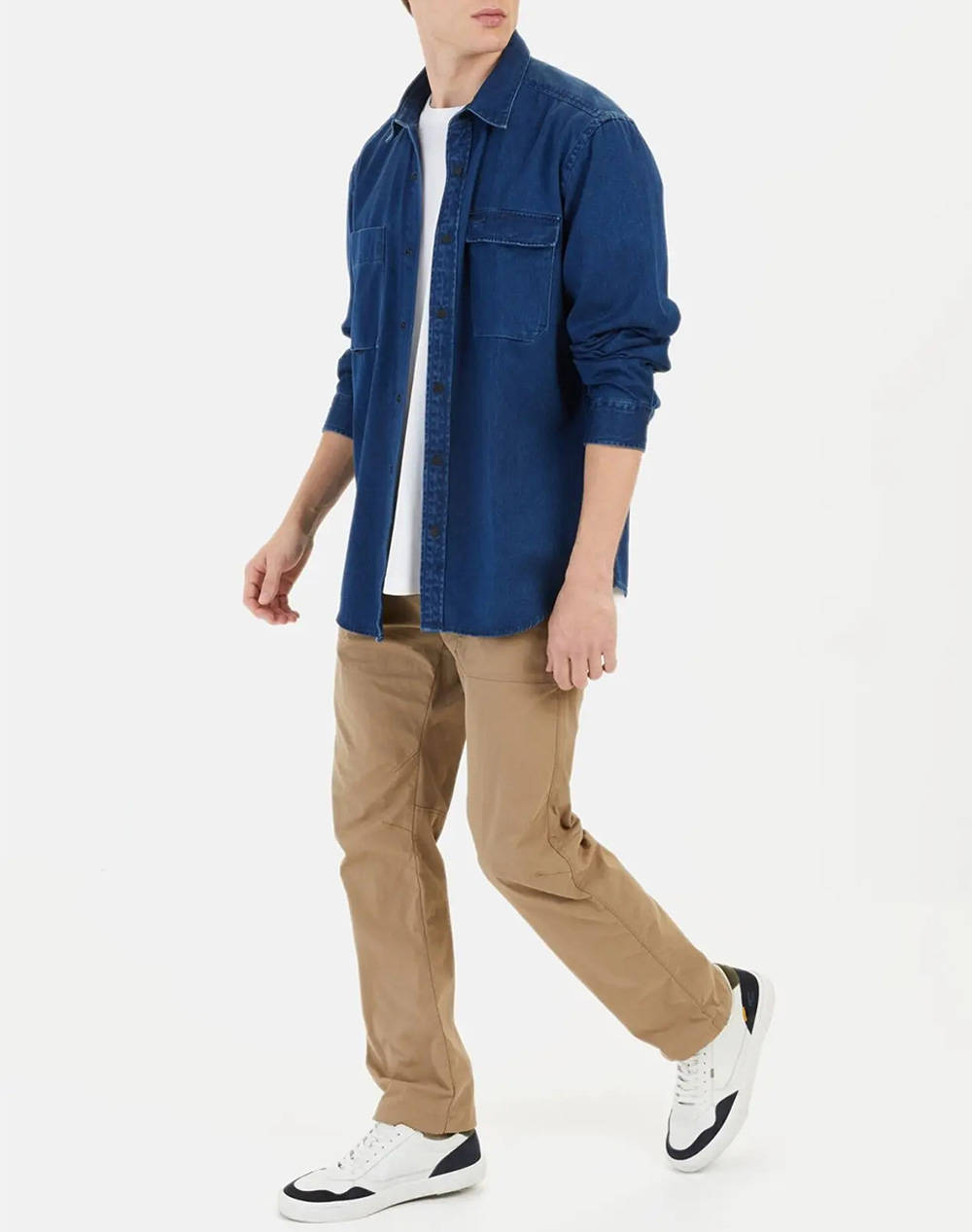 CAMEL РИЗА M.M denim 2pocket+flaps