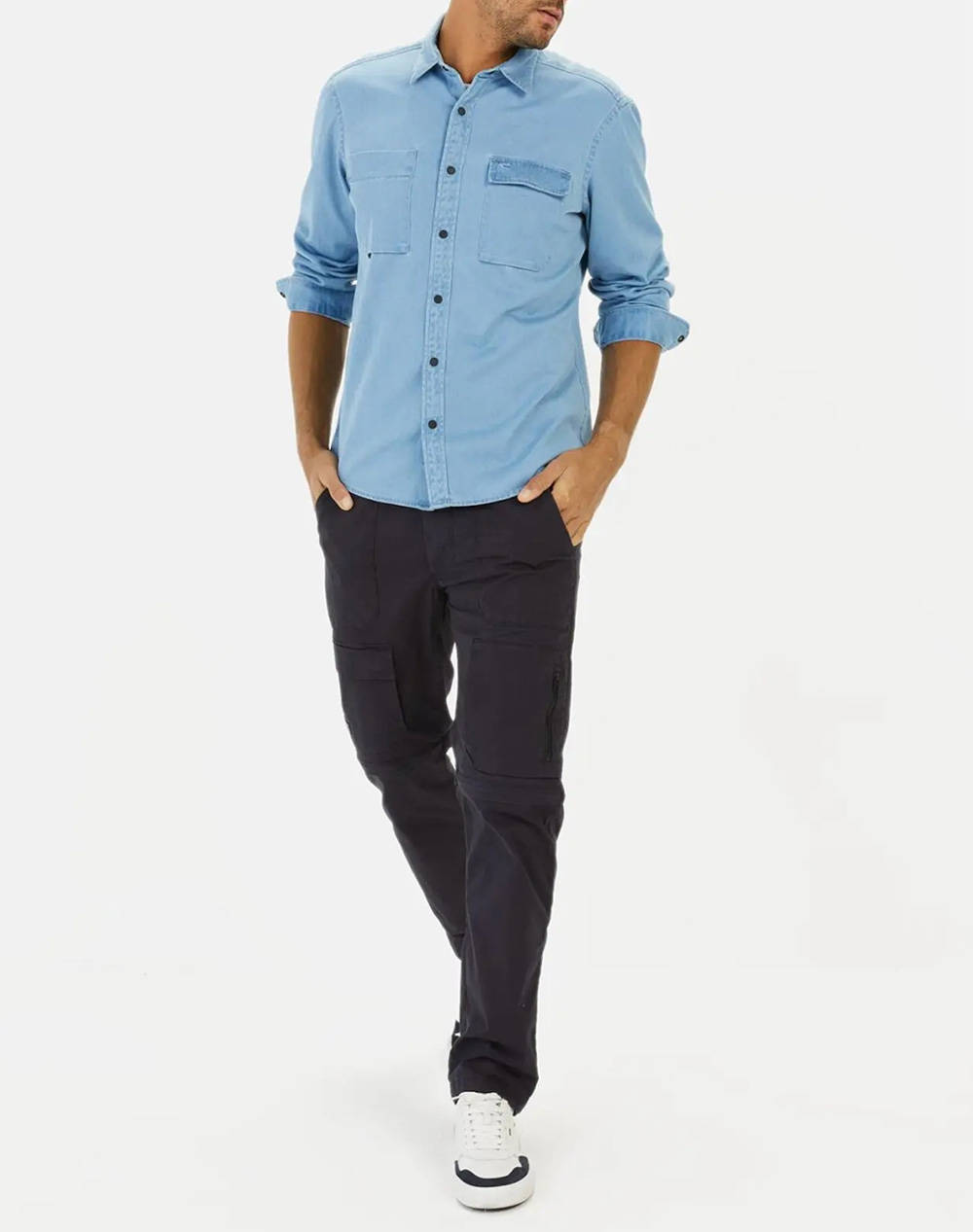 CAMEL РИЗА M.M denim 2pocket+flaps