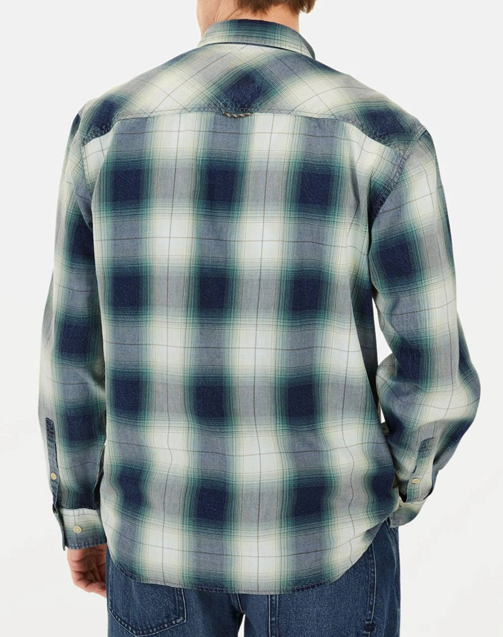 CAMEL РИЗА M.M checked 2Pocket+flaps