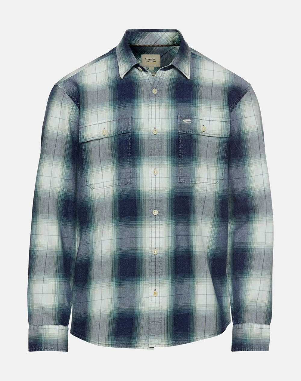 CAMEL РИЗА M.M checked 2Pocket+flaps