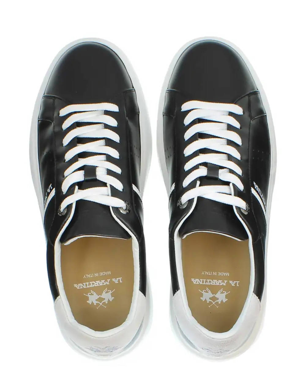 LA MARTINA MENS SHOES CALF BLACK