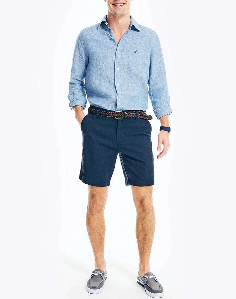 NAUTICA КЪСИ ПАНТАЛОНИ CLASSIC FF DECK SHORT