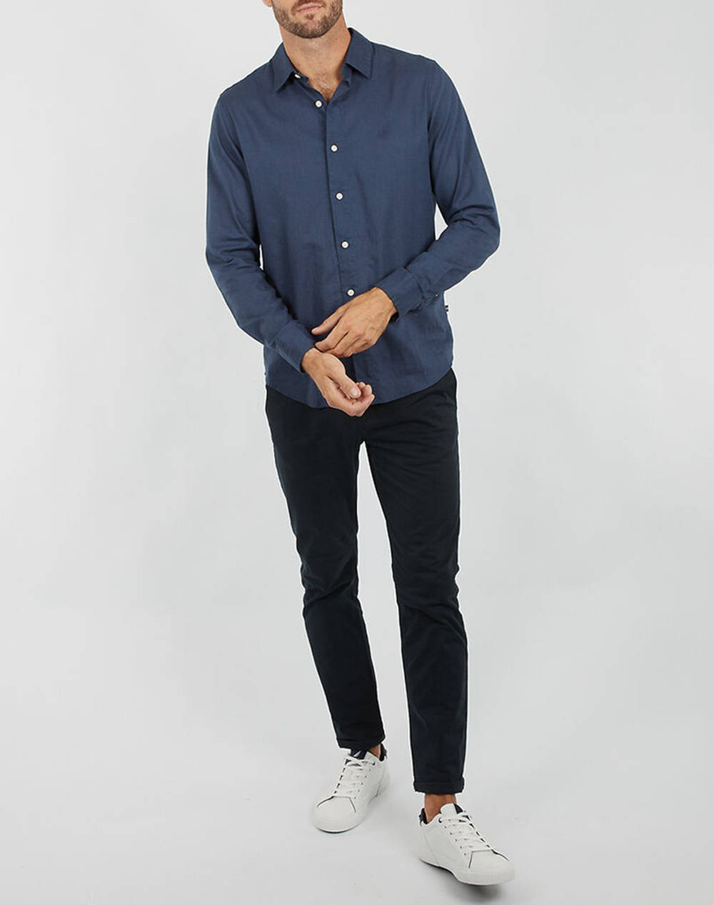 NAUTICA ΠΟΥΚΑΜΙΣΟ ΜΜ L/S SHIRT