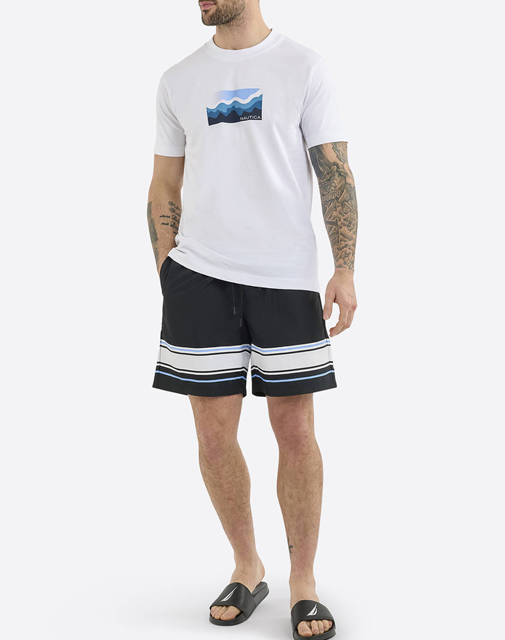 NAUTICA ТЕНИСКА T-SHIRT KM Allington T-Shirt
