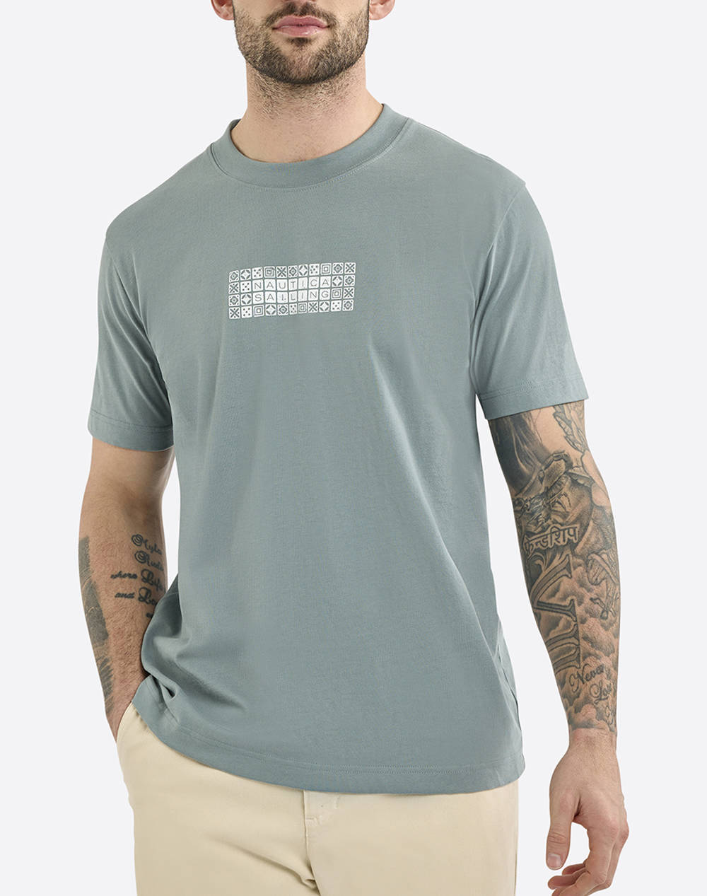 NAUTICA ТЕНИСКА T-SHIRT KM Bodmin T-Shirt