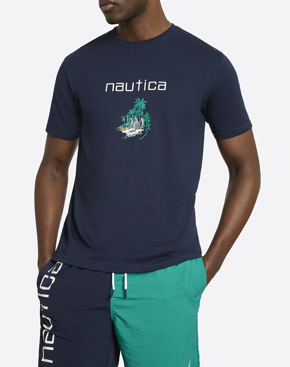 NAUTICA ТЕНИСКА T-SHIRT KM Nicholls T-Shirt