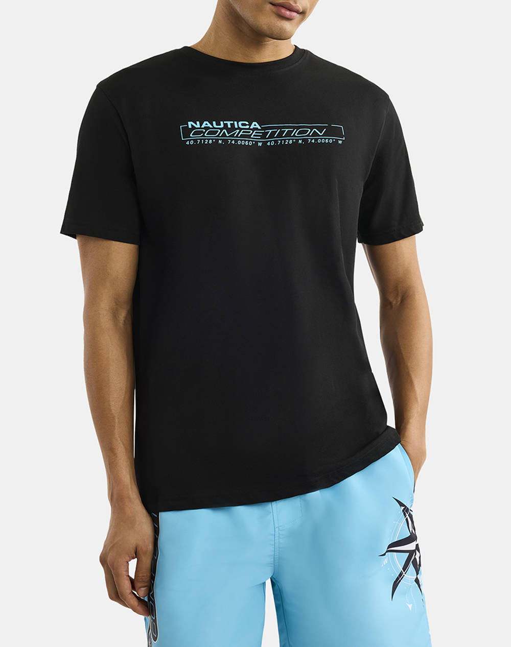 NAUTICA ТЕНИСКА T-SHIRT KM Barna T-Shirt