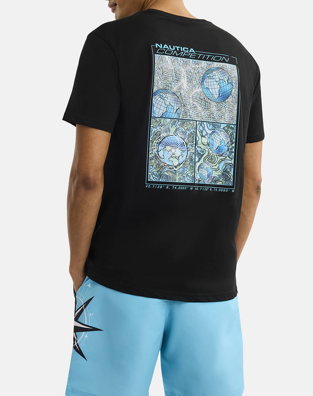 NAUTICA ТЕНИСКА T-SHIRT KM Barna T-Shirt