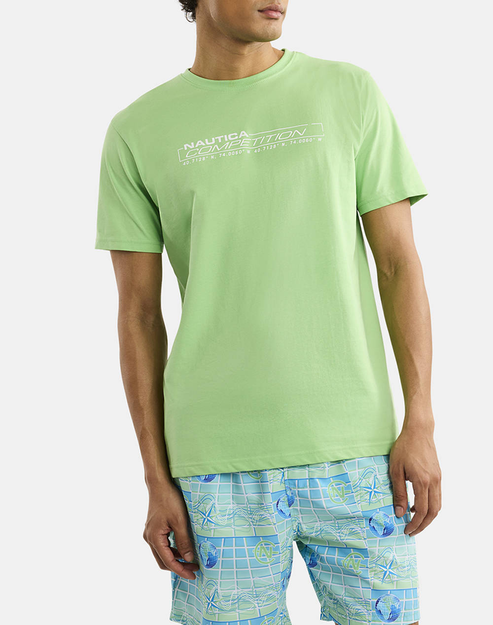 NAUTICA ТЕНИСКА T-SHIRT KM Barna T-Shirt
