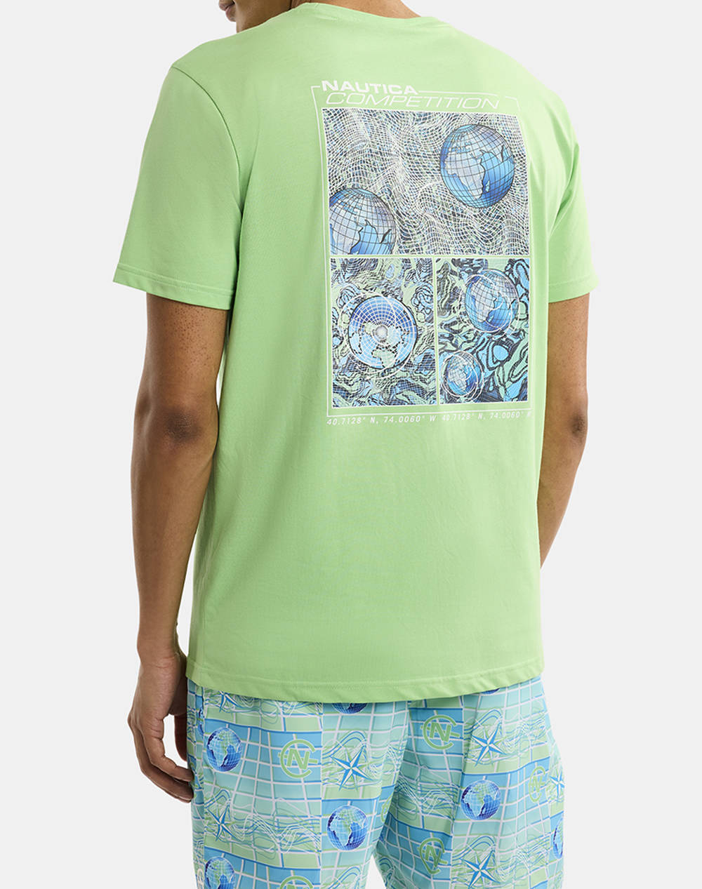 NAUTICA ТЕНИСКА T-SHIRT KM Barna T-Shirt