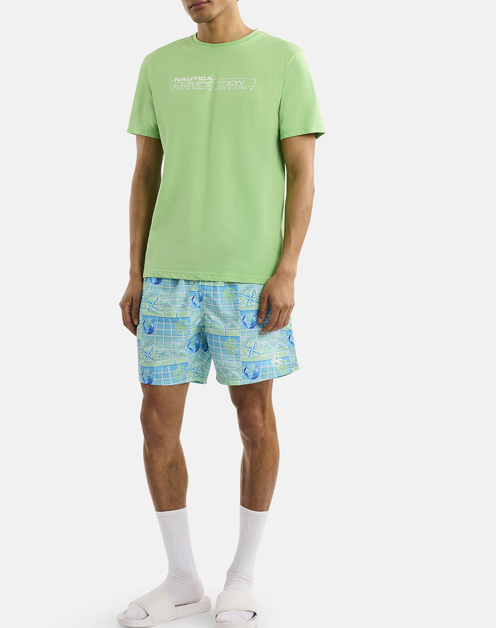 NAUTICA ТЕНИСКА T-SHIRT KM Barna T-Shirt