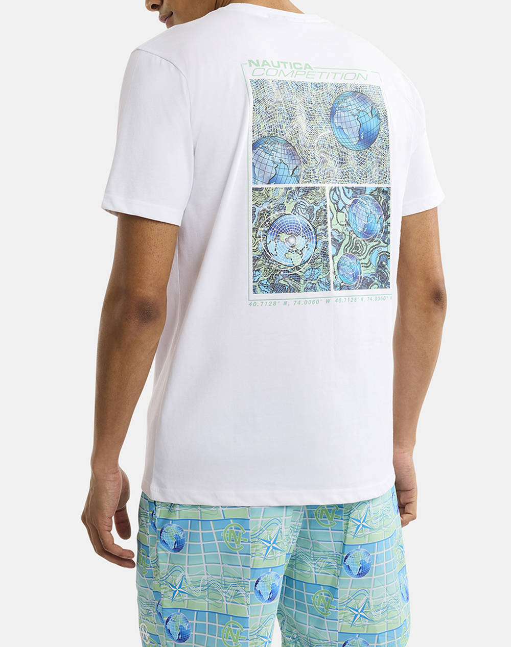 NAUTICA ТЕНИСКА T-SHIRT KM Barna T-Shirt