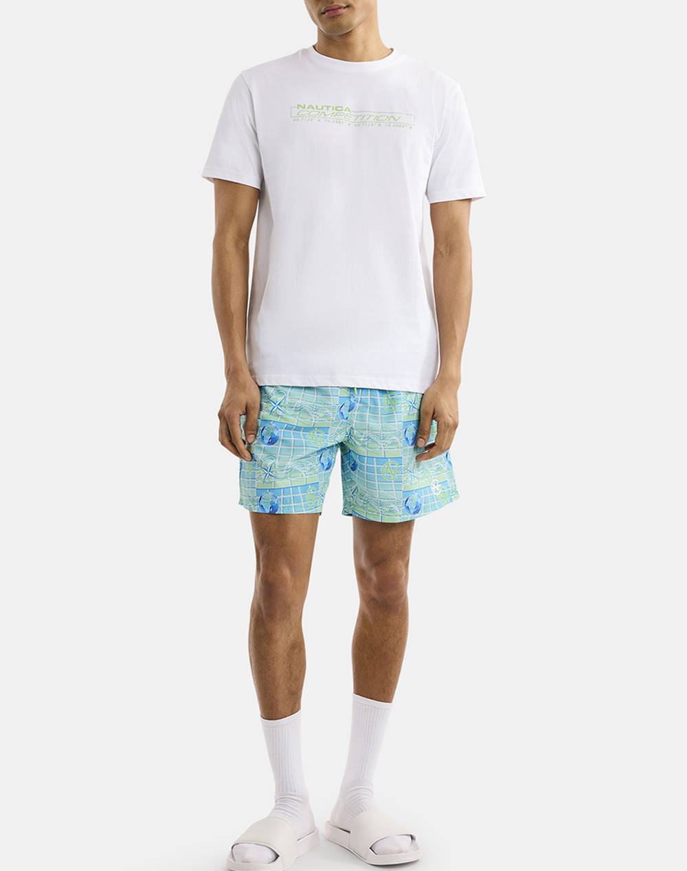 NAUTICA ТЕНИСКА T-SHIRT KM Barna T-Shirt