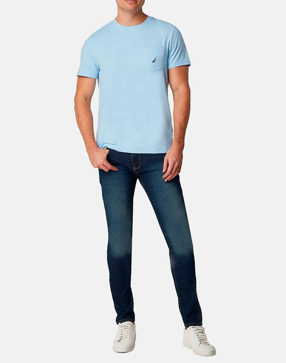 NAUTICA ΜΠΛΟΥΖΑ T-SHIRT ΚΜSS ANCHOR POCKET TEE