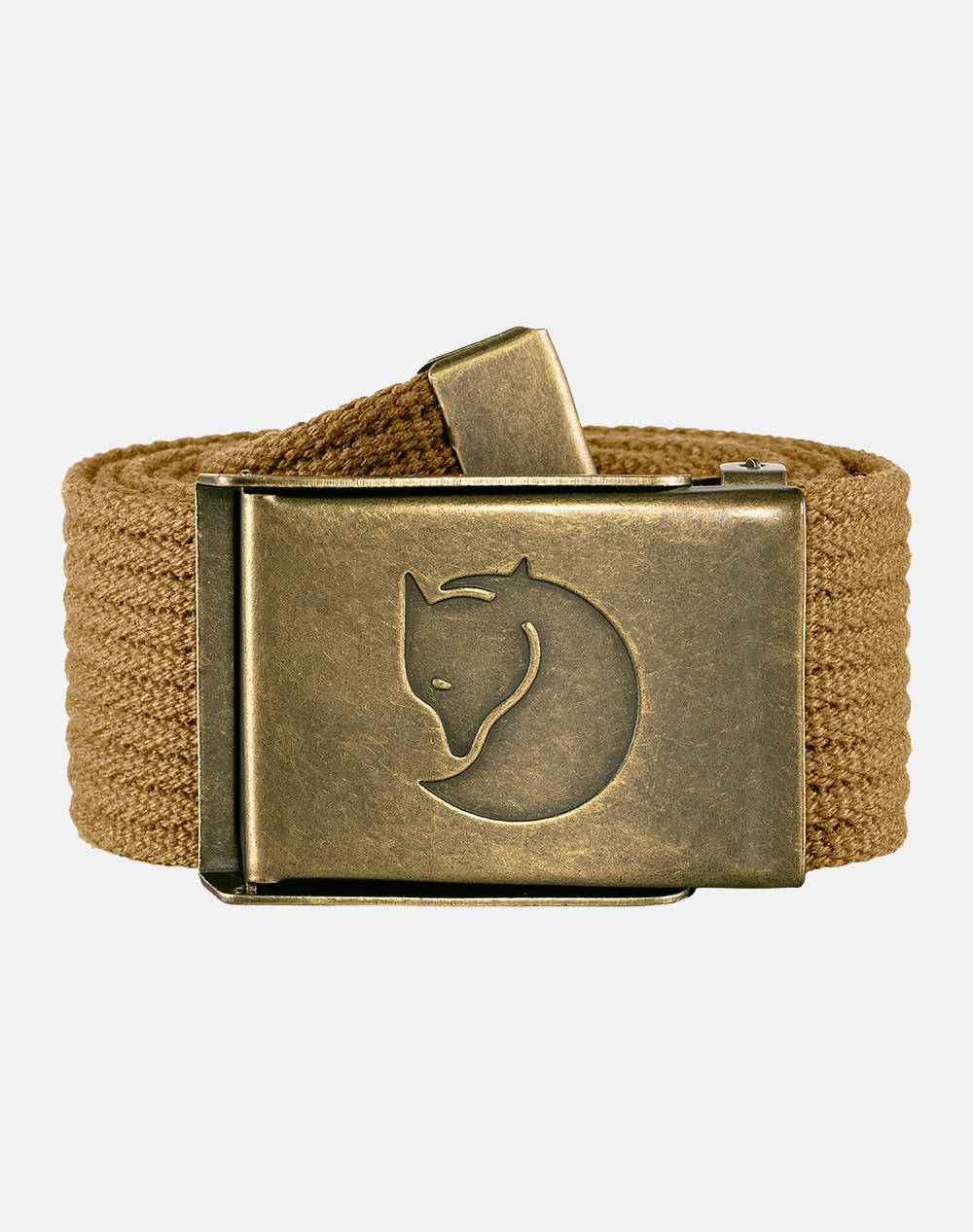 FJALL RAVEN Canvas Brass Belt / Canvas Brass Belt 4 cm