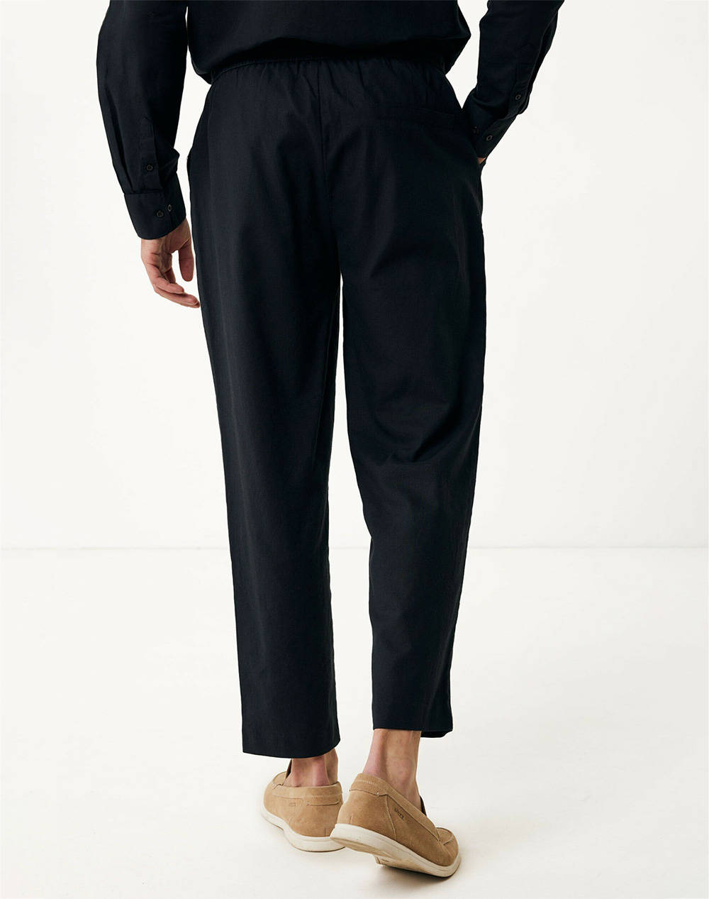 MEXX ETHAN Basic linen pants