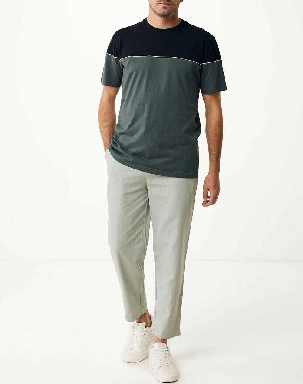 MEXX ETHAN Basic linen pants