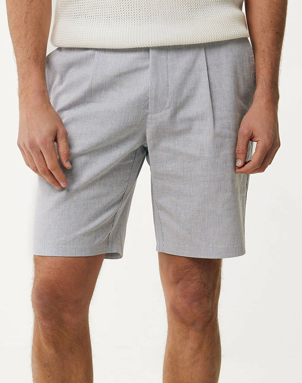 MEXX Striped linen blend shorts