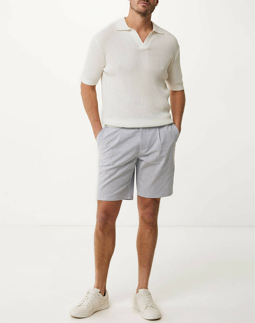 MEXX Open knit polo buttonless