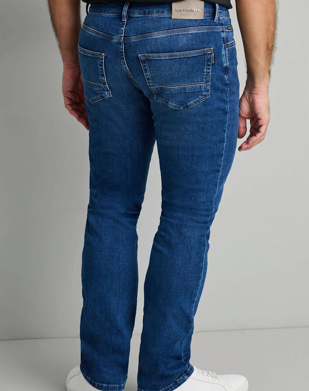 NAVY&GREEN МЪЖКИ ДЪНКОВИ ПАНТАЛОНИ NORMAL WAIST