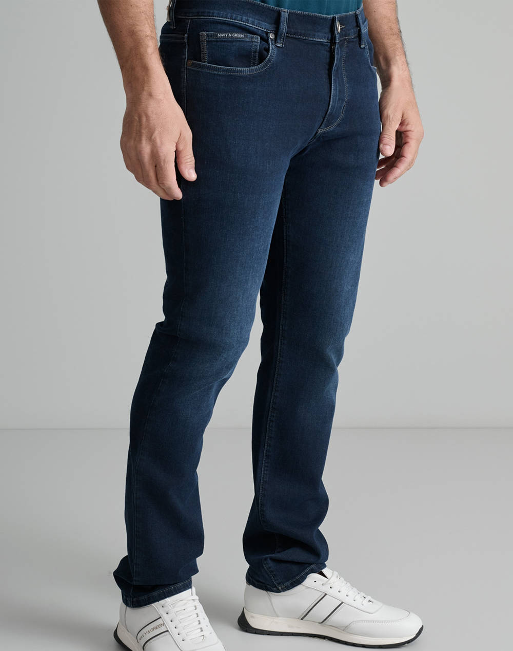 NAVY&GREEN ПАНТАЛОНИ DENIM NORMAL WAIST