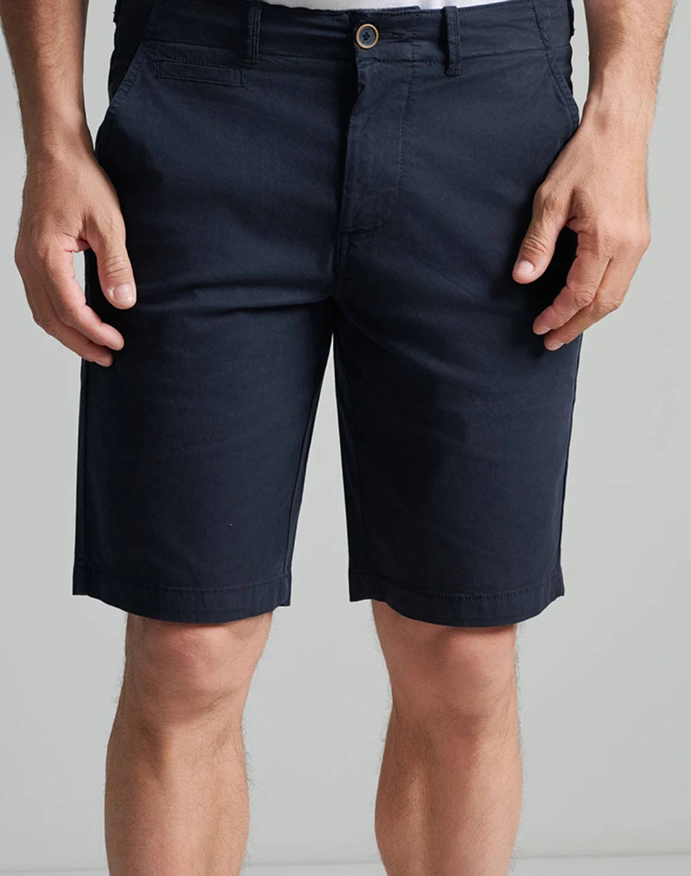NAVY&GREEN BERMUDA CHINOS