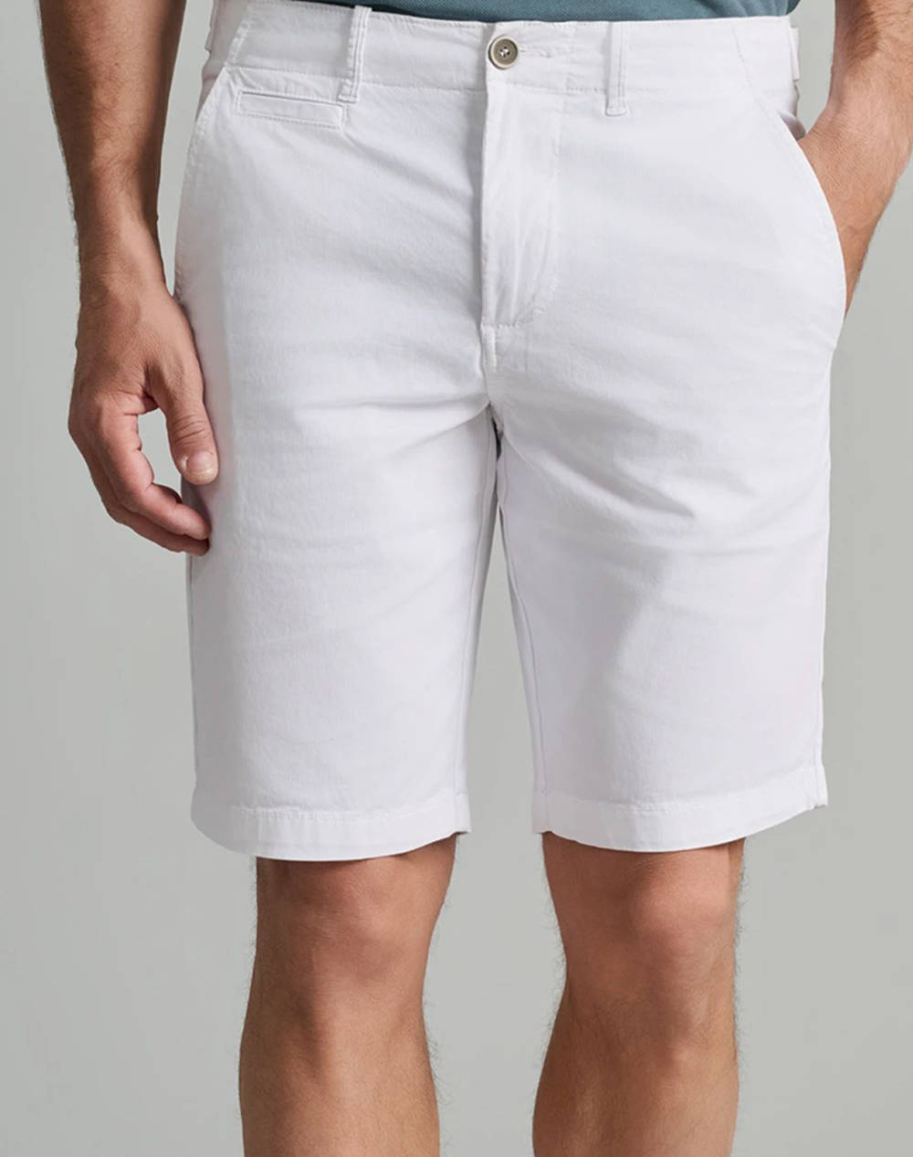 NAVY&GREEN BERMUDA CHINOS