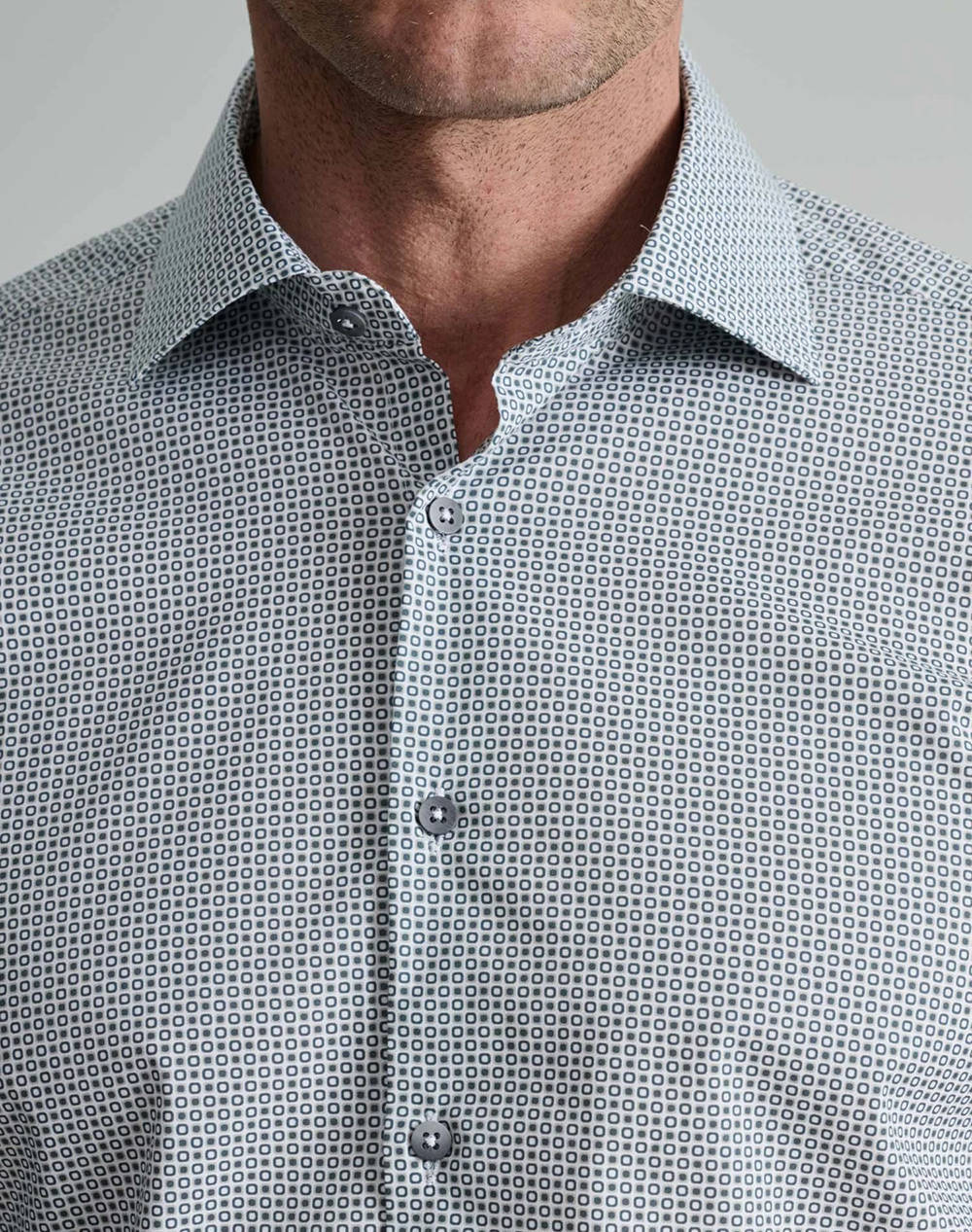 NAVY&GREEN РИЗА FIT LINE