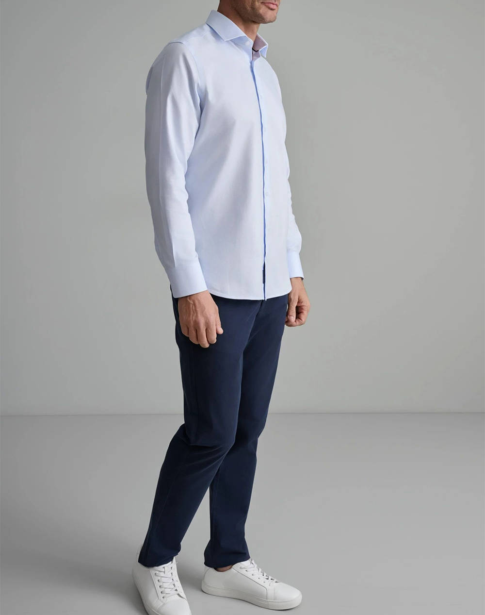 NAVY&GREEN РИЗА FIT LINE