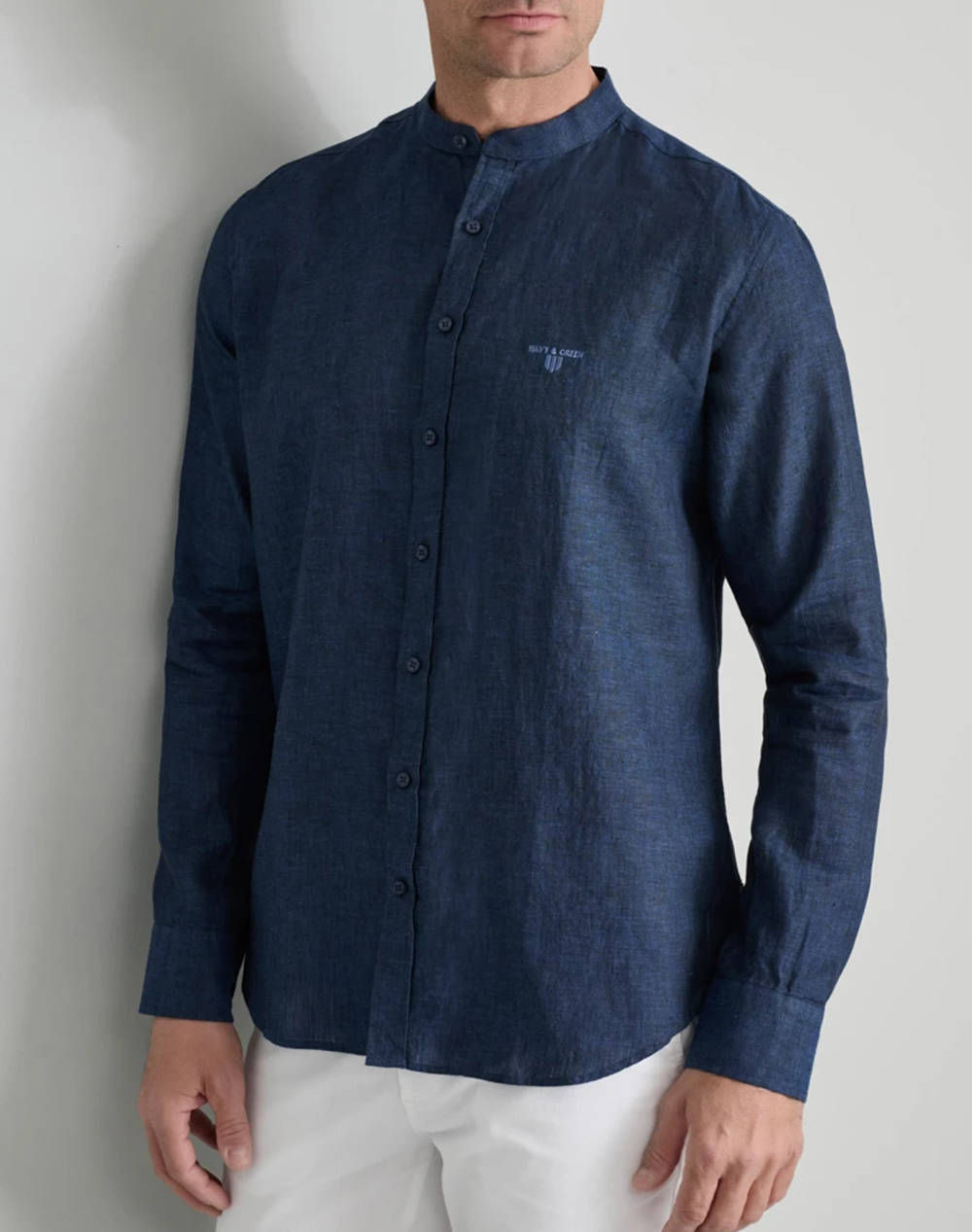 NAVY&GREEN РИЗА MAO COMFORT FIT